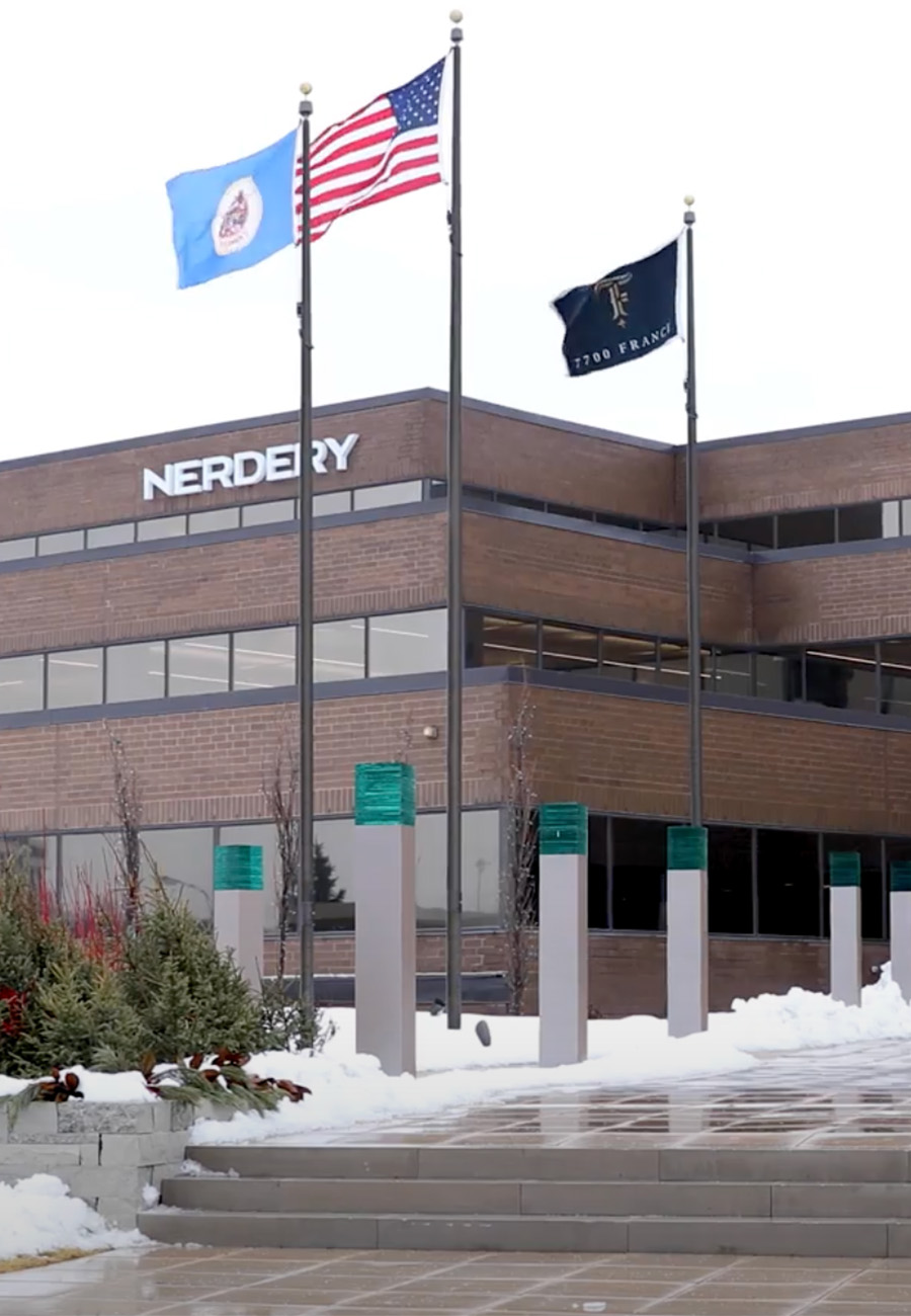 Exterior photo of Nerdery's headquarters in Minneapolis