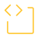 platform development icon yellow